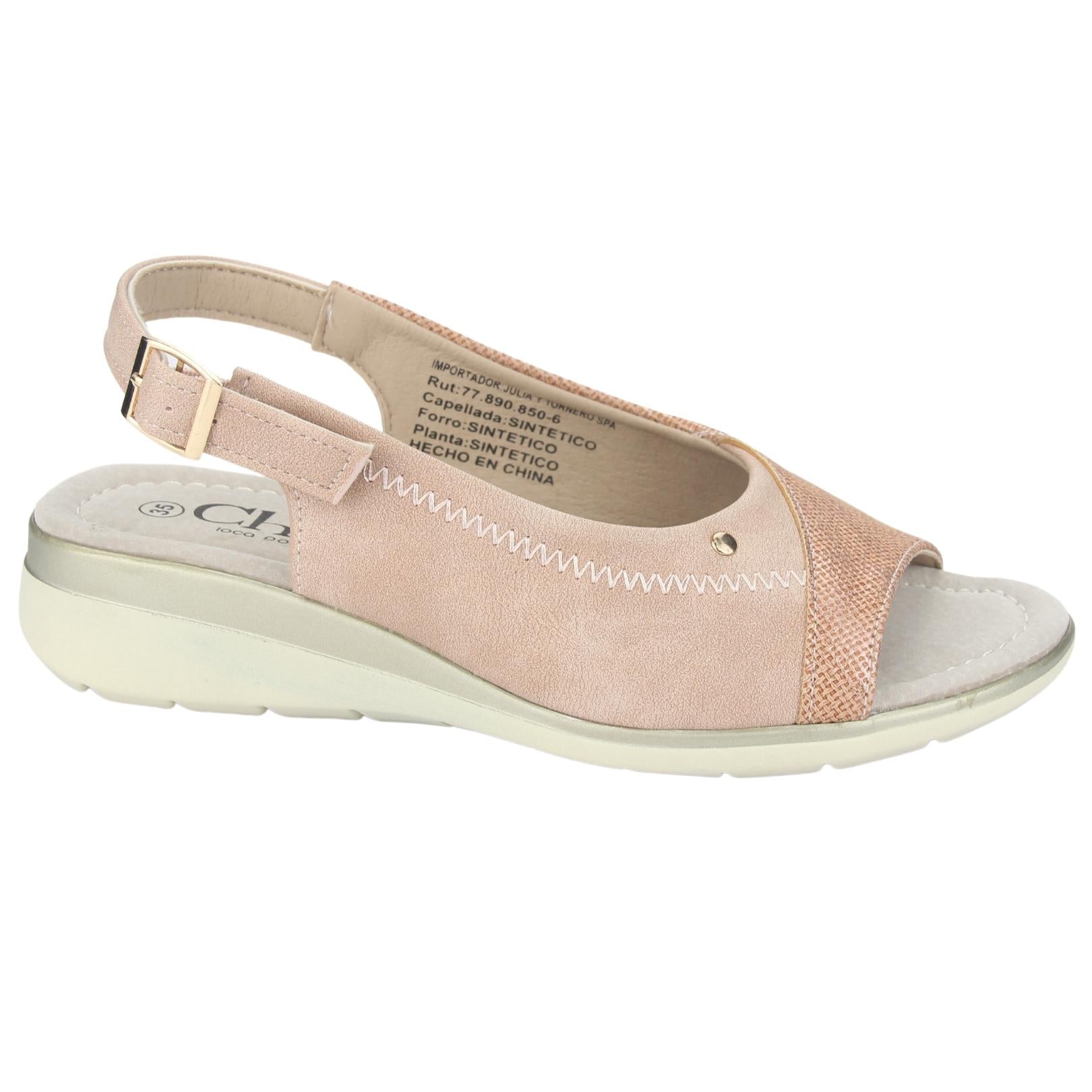Sandalia Chalada Mujer Floro-5 Rosado Casual