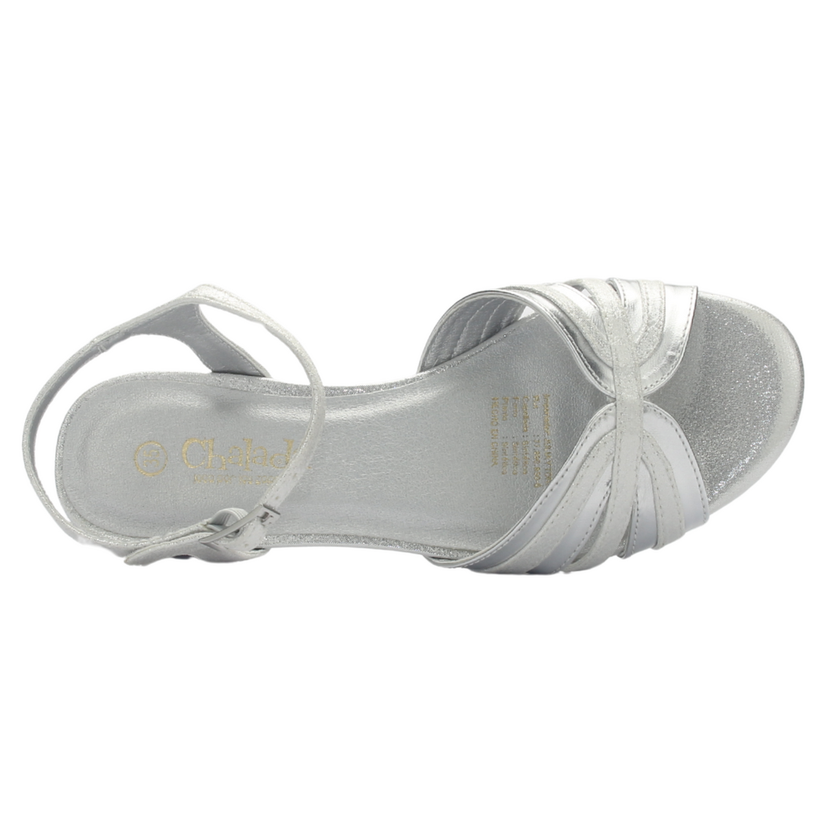 Sandalia Mujer  Chalada Fadialow20 Plateado Casual