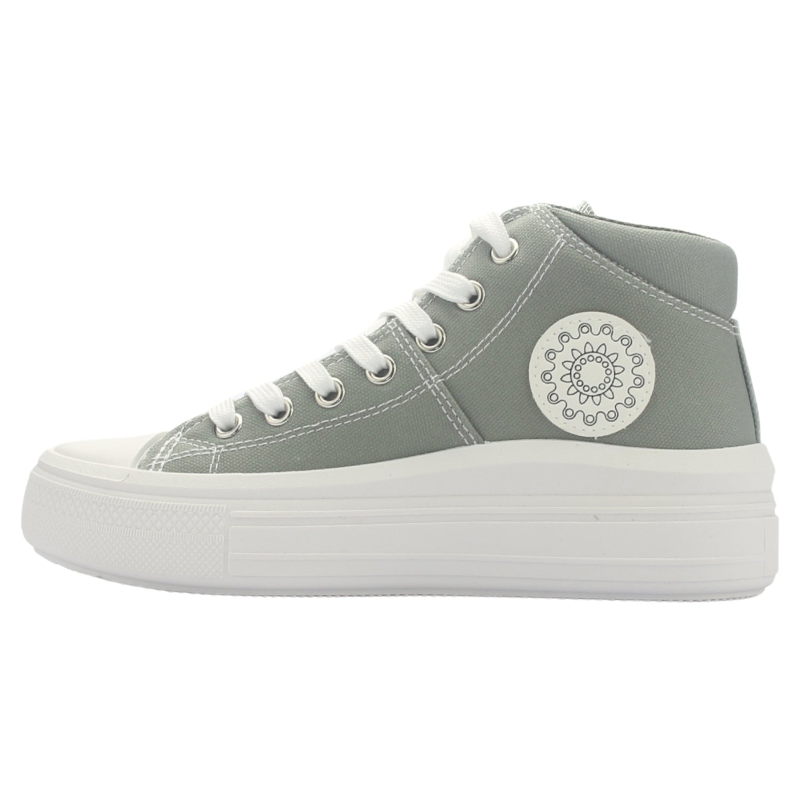 Zapatilla Chalada Mujer Clu-15 Oliva Urbano