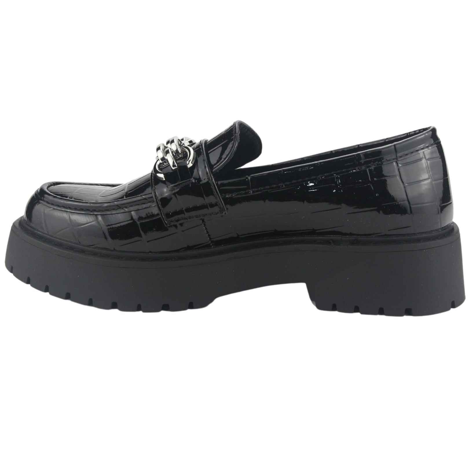 Mocasin Chalada Mujer Lenin-1 Negro Casual