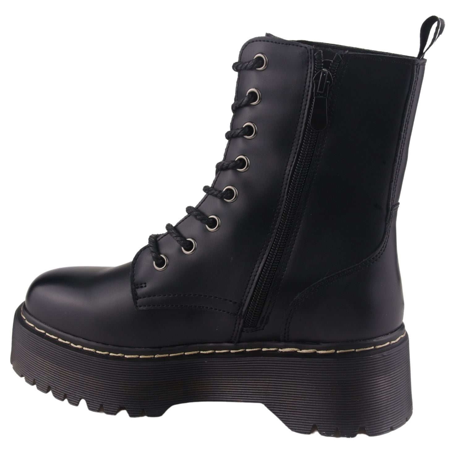 Botin Chalada Mujer Pool-3 Negro Plataforma