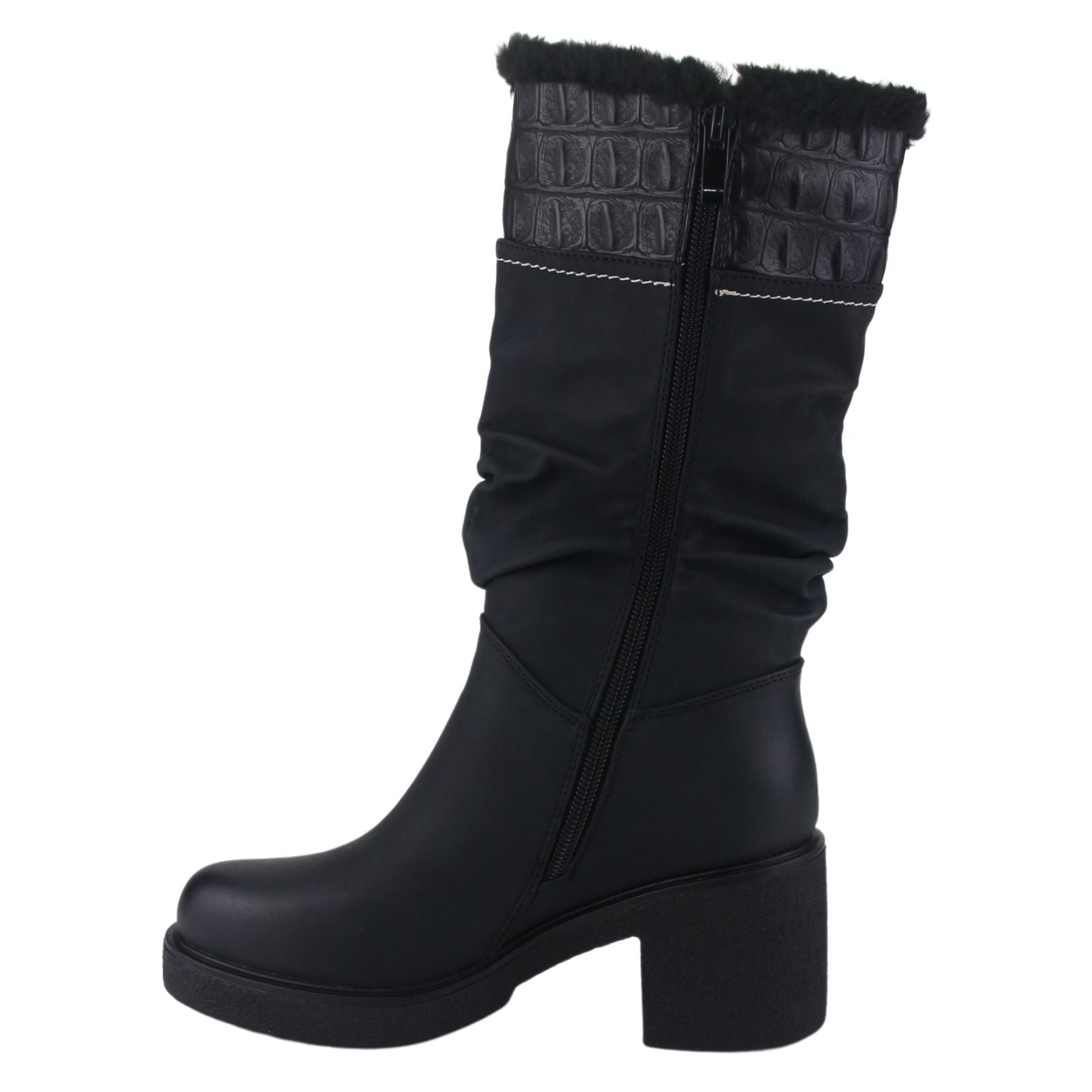 Bota Dorette Mujer Utility-1 Negro Casual