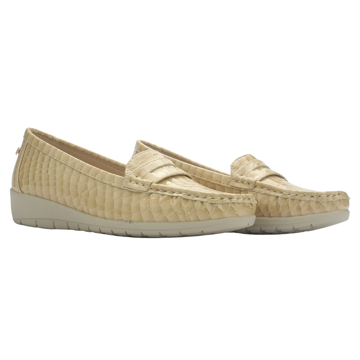 Mocasin Mujer Chalada Maya-1 Beige Casual