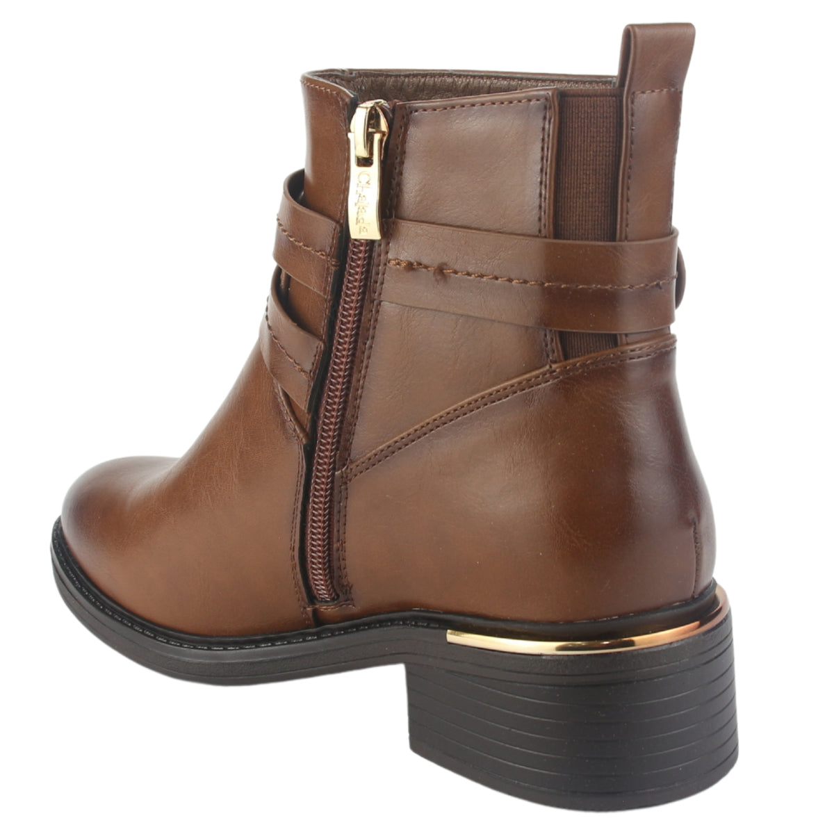 Botin Chalada Mujer Trafa-20 Café Casual