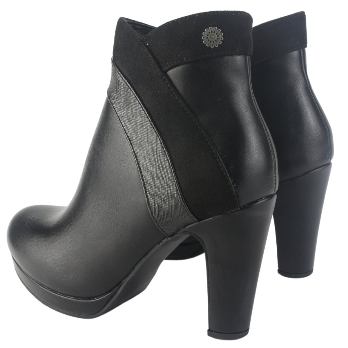 Botin Chalada Mujer Bambina-5 Negro Moda