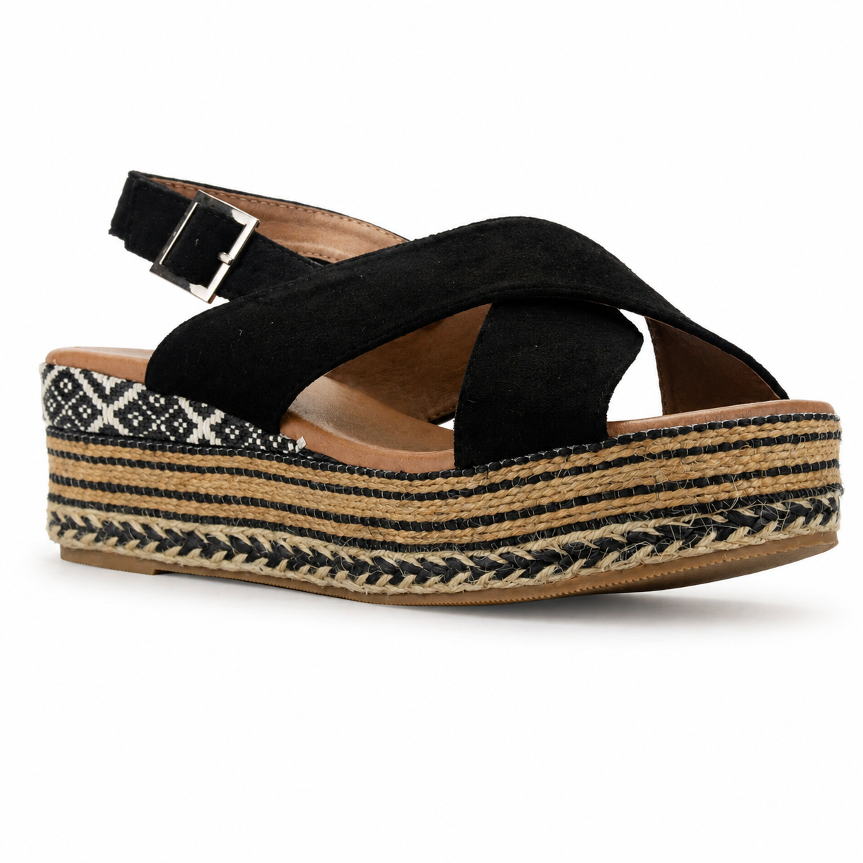 Sandalia Negro Mujer Casual Chalada Masie