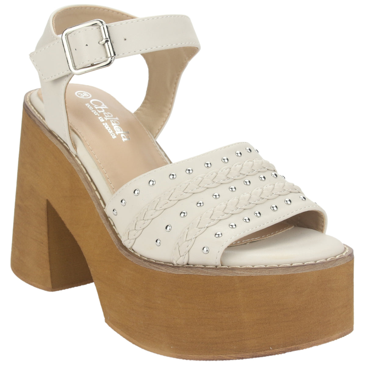 Sandalia Chalada Mujer Wake-1 Blanco Casual