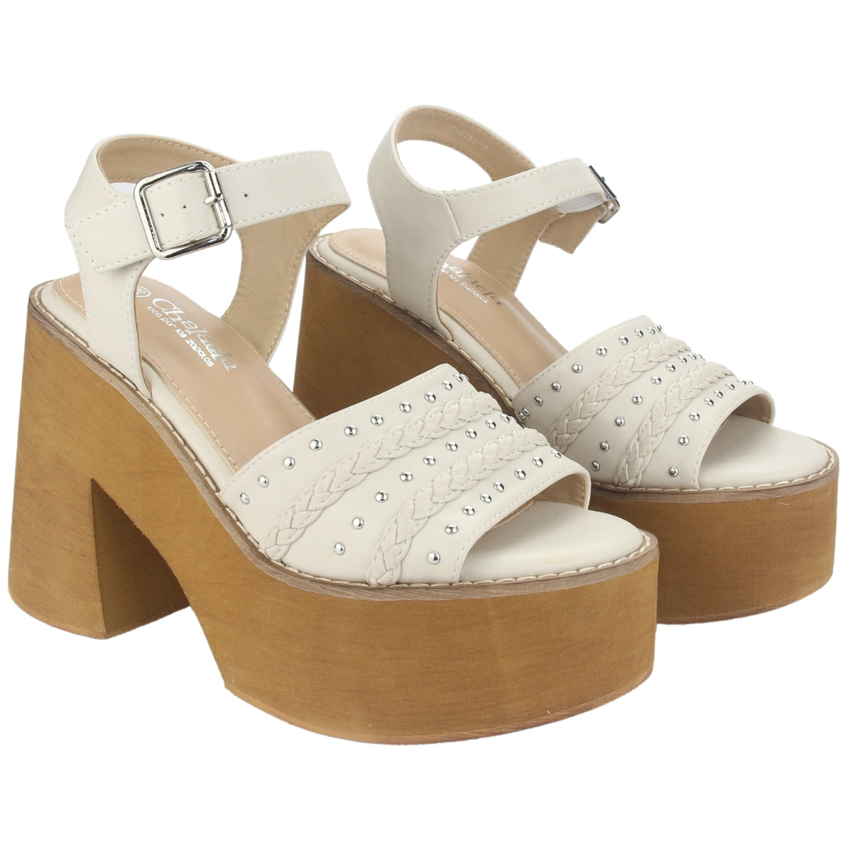 Sandalia Chalada Mujer Wake-1 Blanco Casual