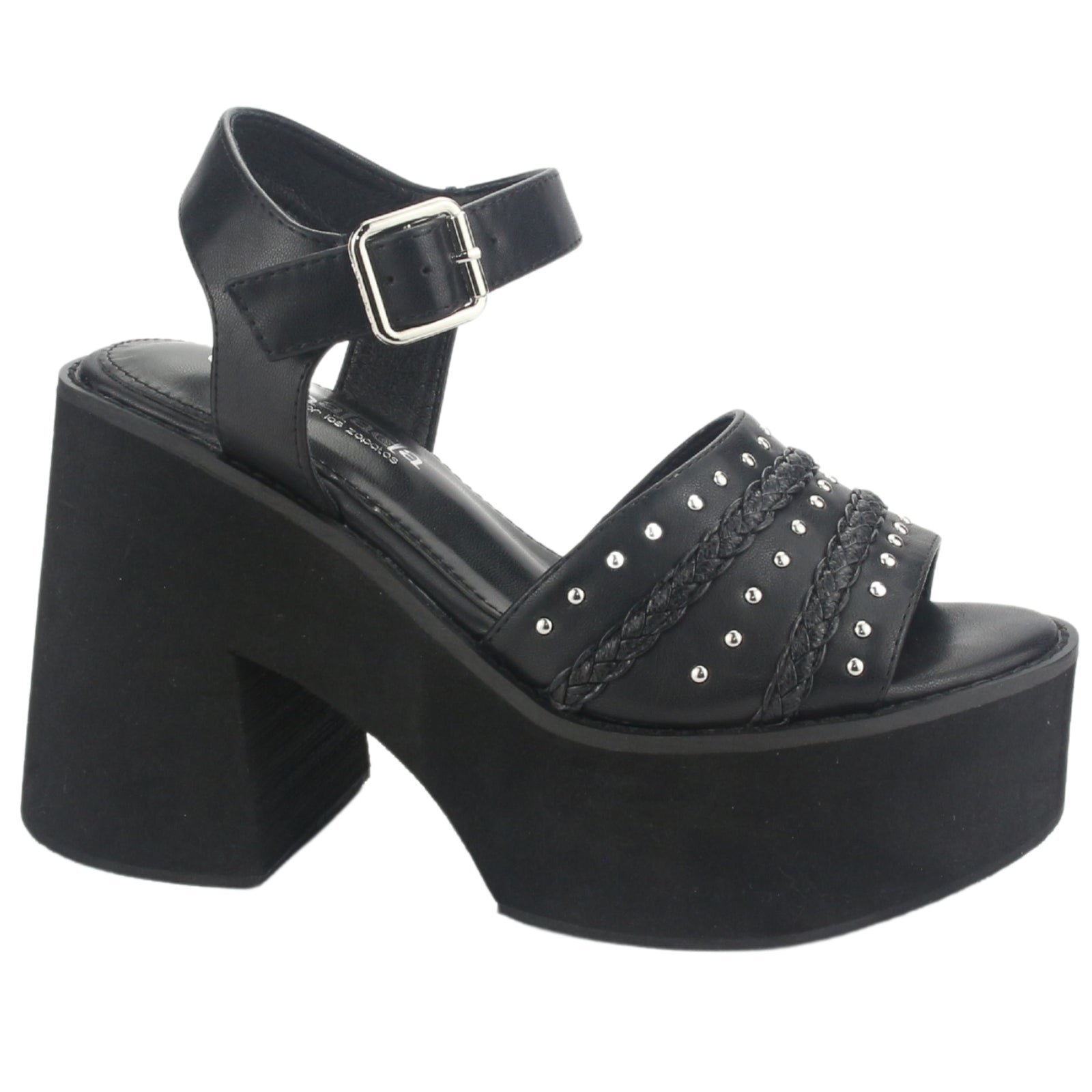 Sandalia Chalada Mujer Wake-1 Negro Casual