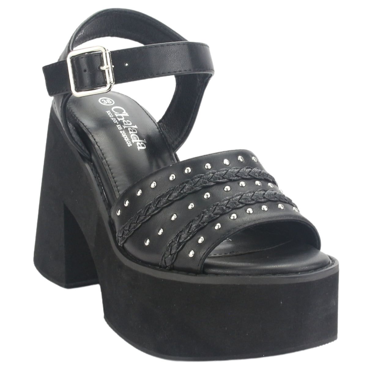 Sandalia Chalada Mujer Wake-1 Negro Casual