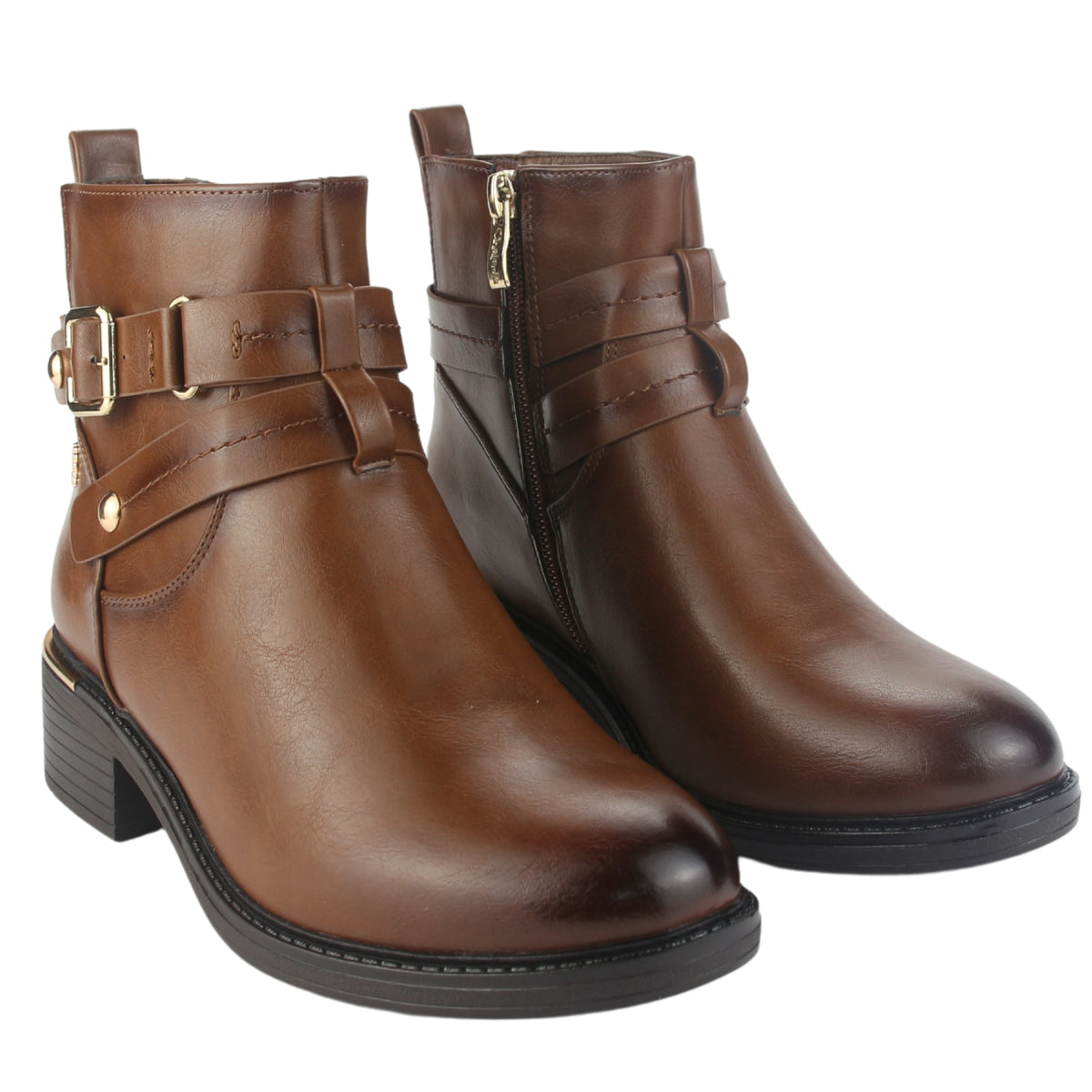 Botin Chalada Mujer Trafa-20 Café Casual