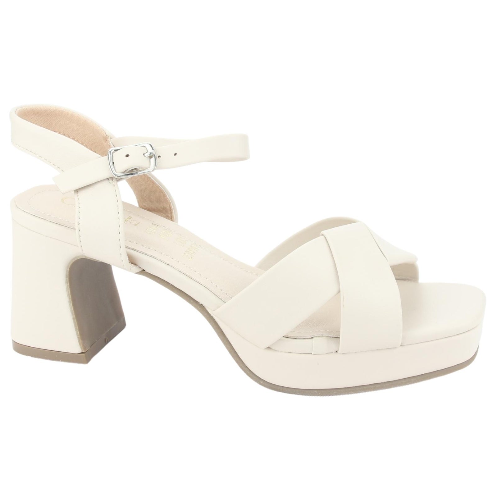 Sandalia Chalada Mujer Flora-1 Beige Casual