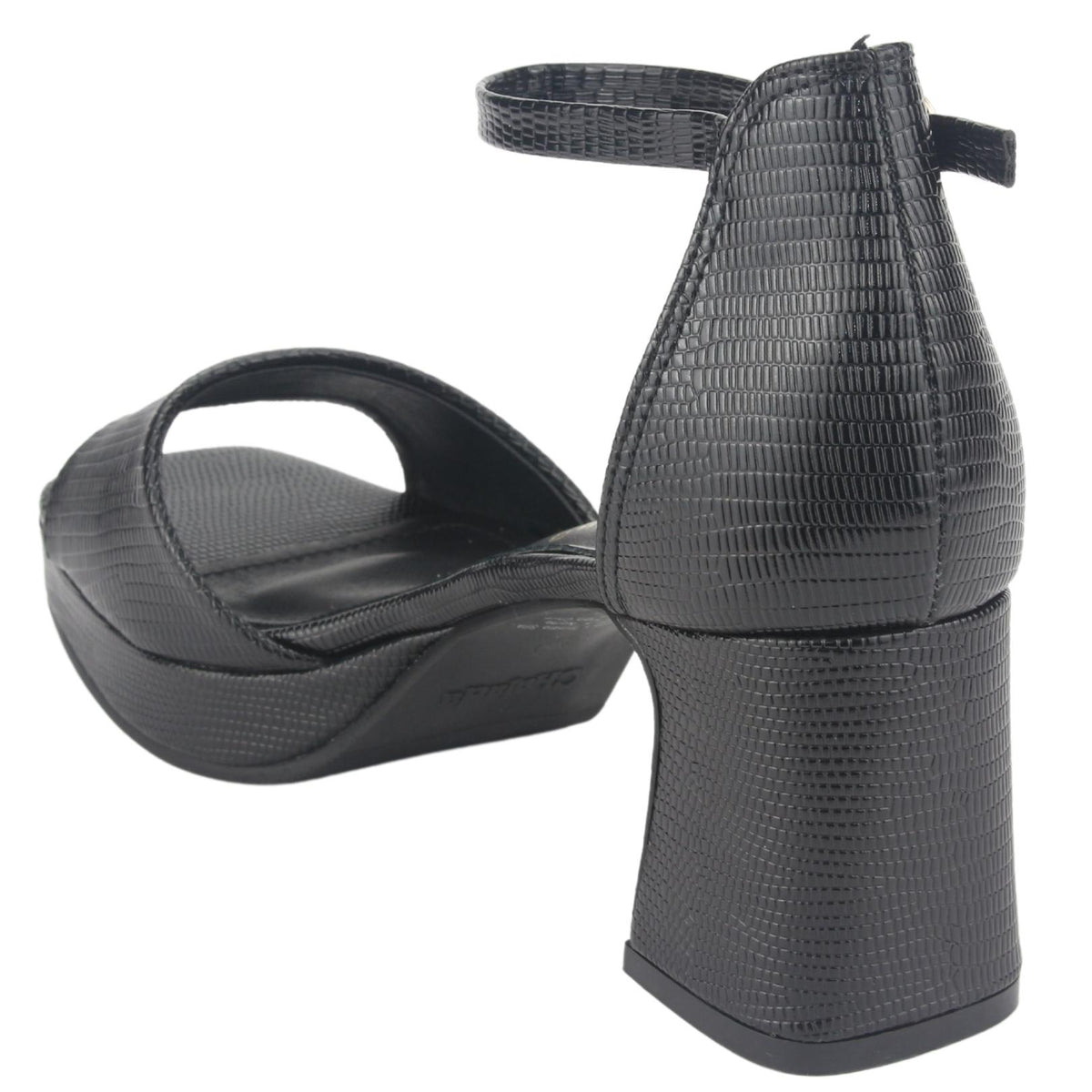 Sandalia Chalada Mujer Flora-2 Negro Casual