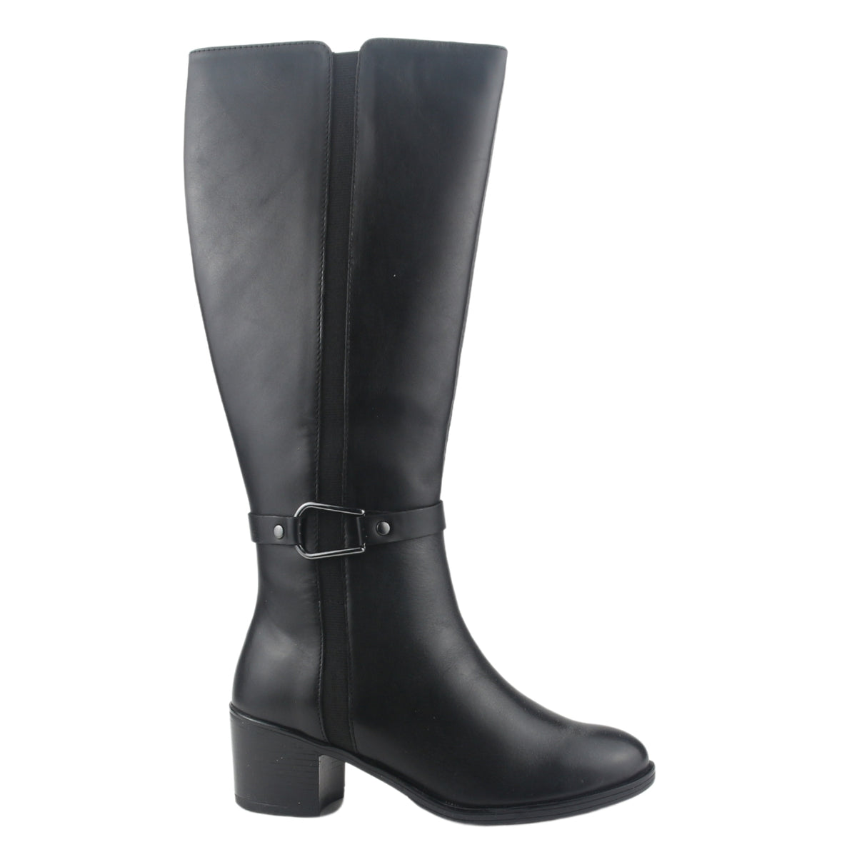 Bota de Cuero Chalada Mujer Palena-1 Negro Casual