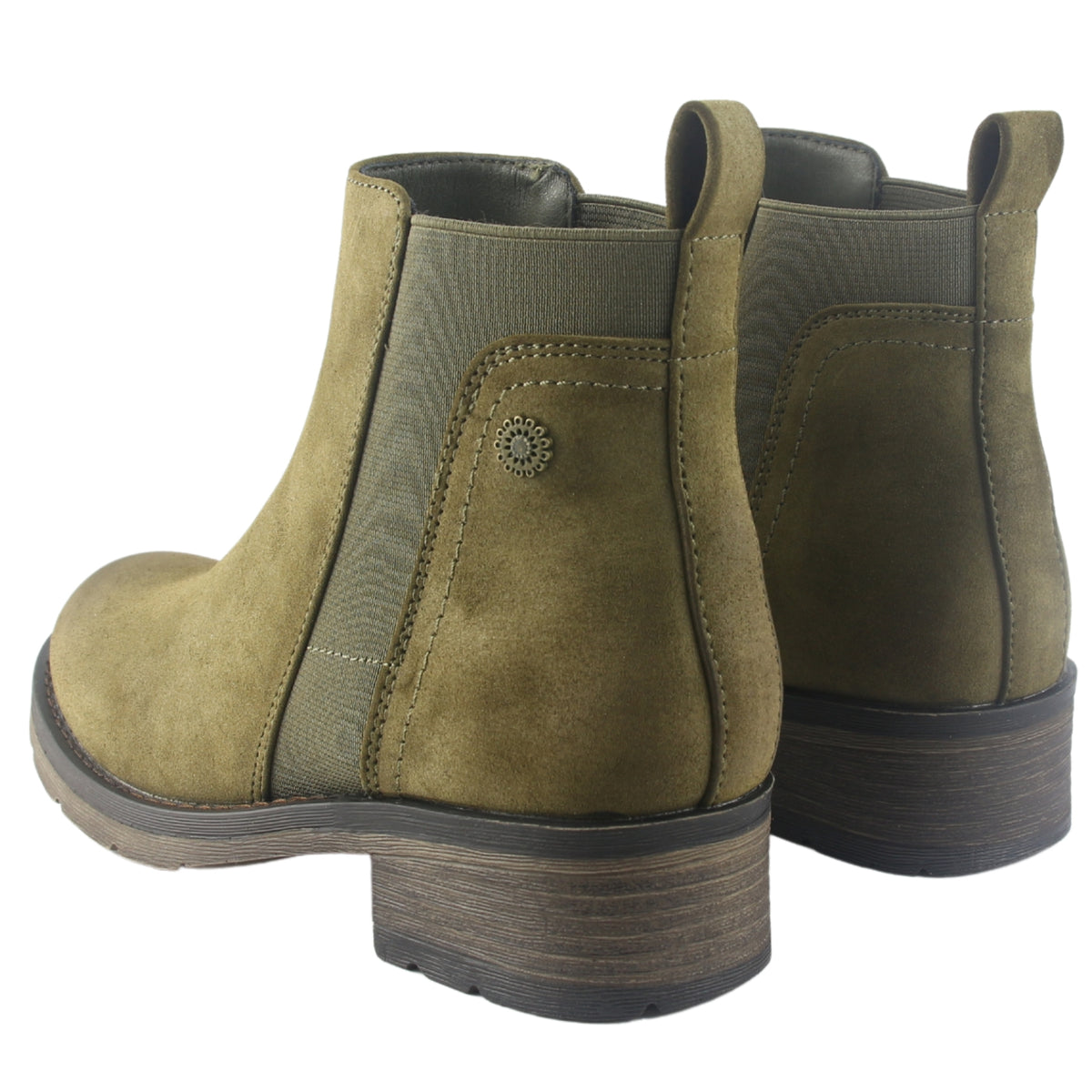 Botin Chalada Mujer Torri-28 Oliva Casual