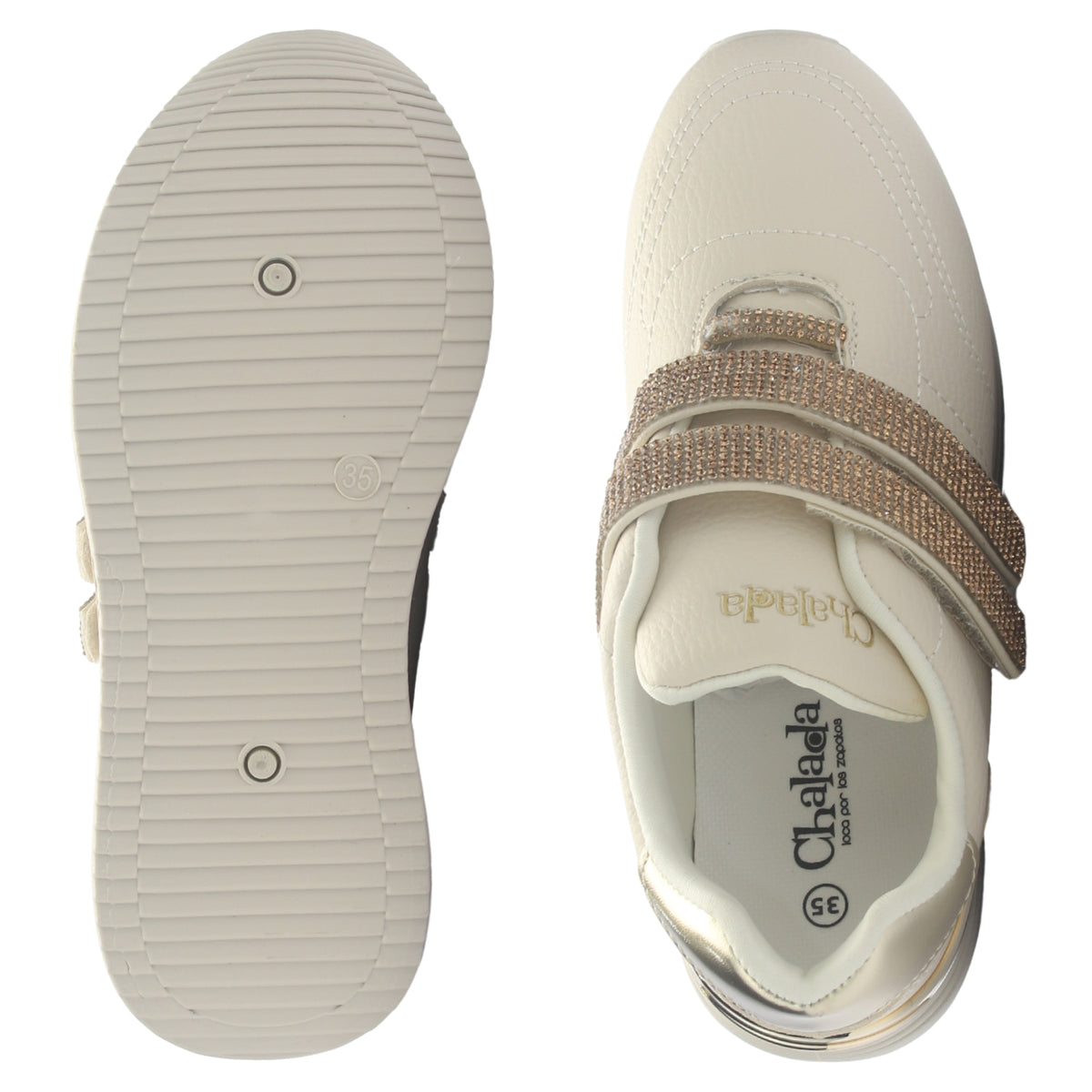 Zapatilla Mujer Chalada Valka-1 Beige Urbano