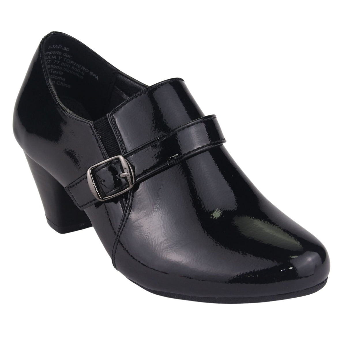 Zapato Chalada Mujer Tap-30 V Negro Casual