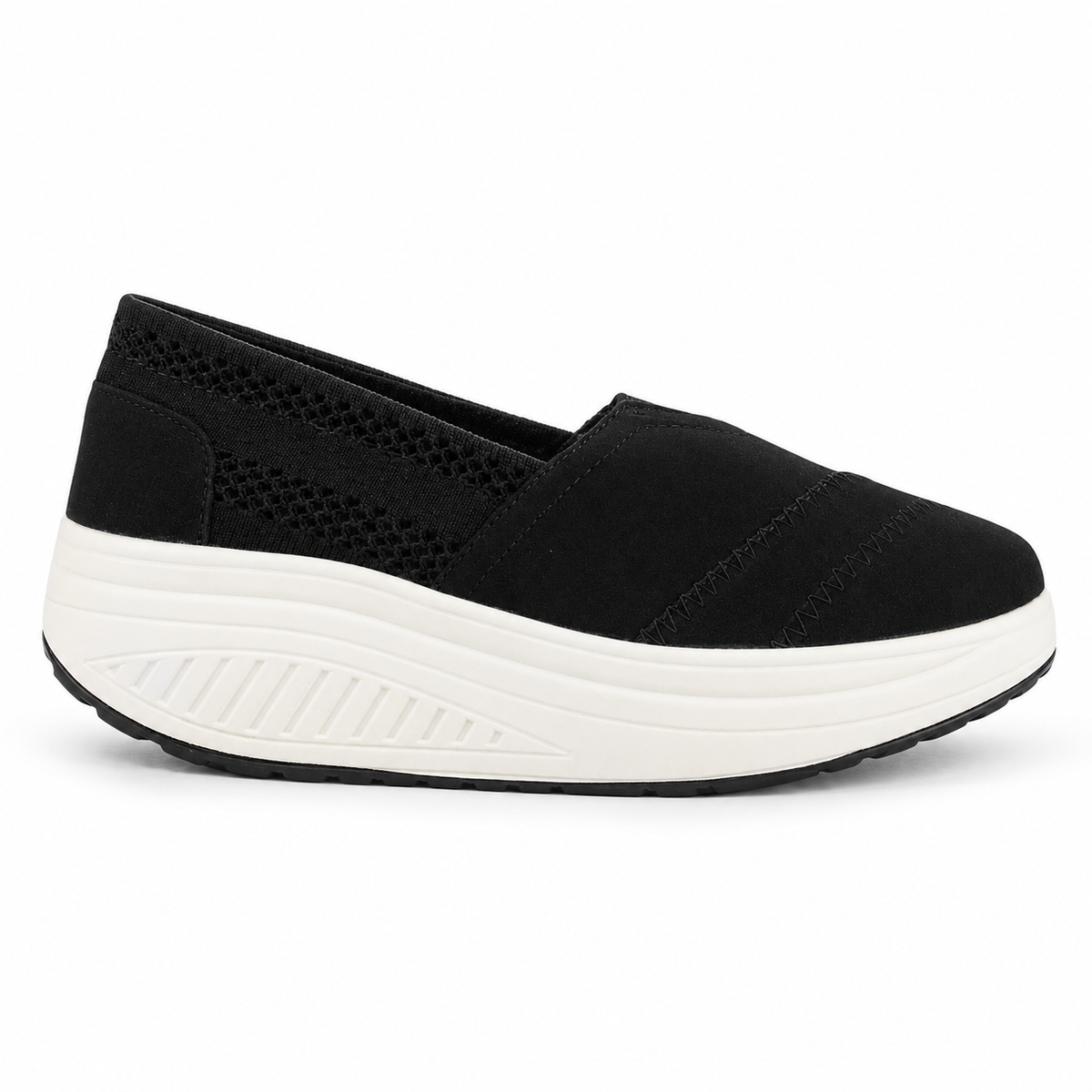 Zapatilla Negro Mujer Urbano Funway Tija