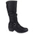 Bota Chalada Mujer Fula-11 Negro Casual