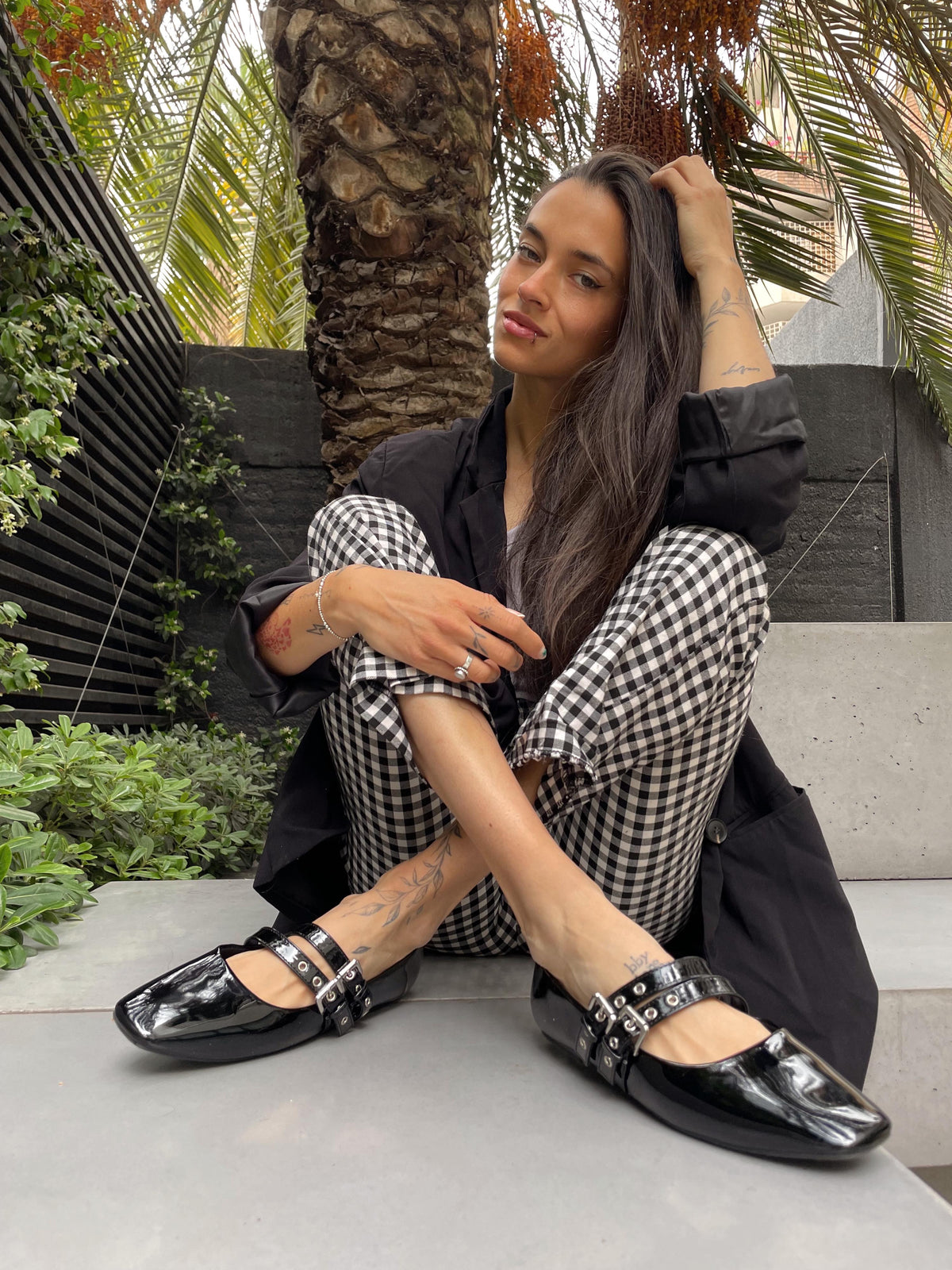 Ballerina Chalada Mujer Miu-3 V Negro Casual