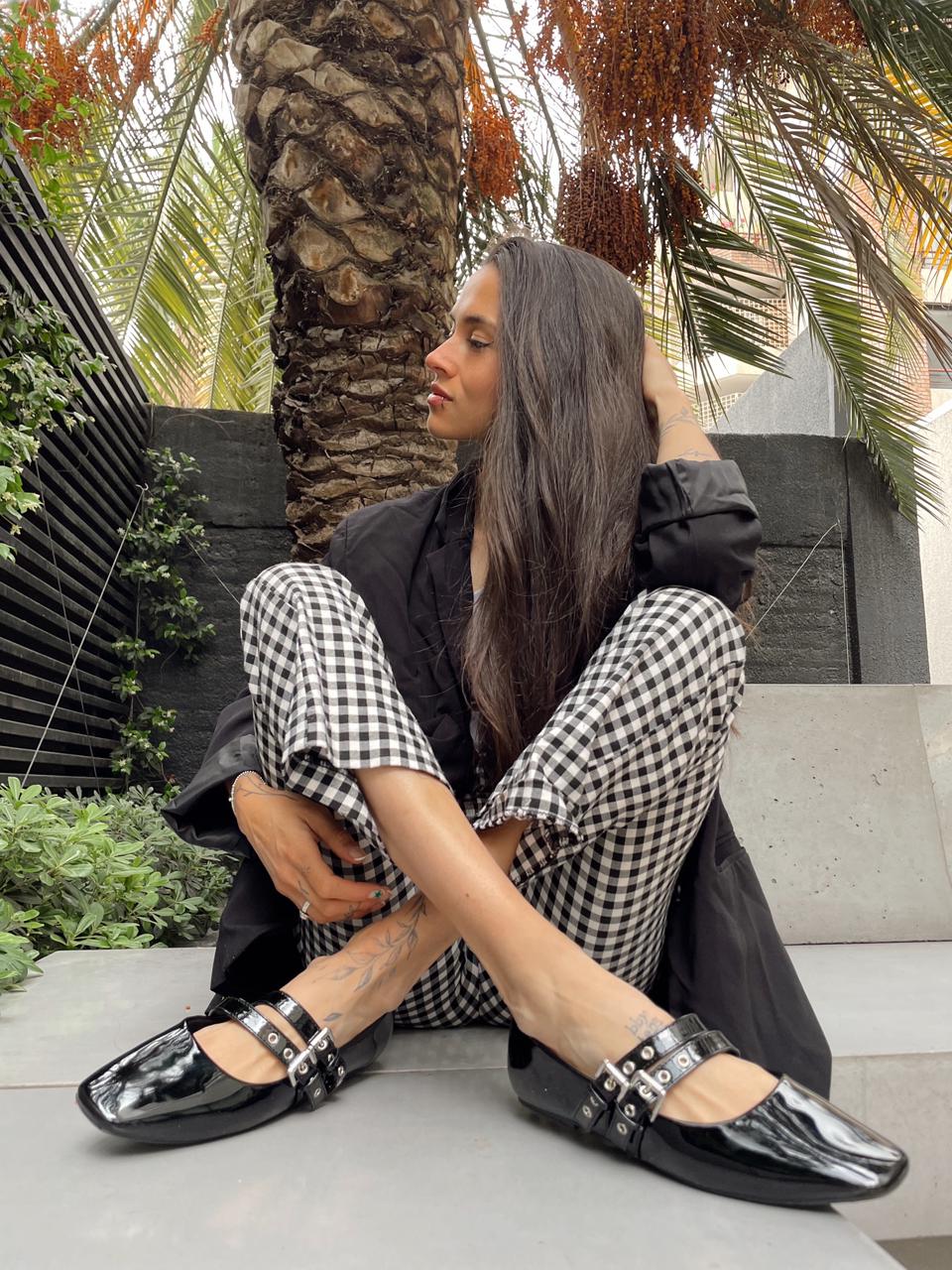 Ballerina Chalada Mujer Miu-3 V Negro Casual