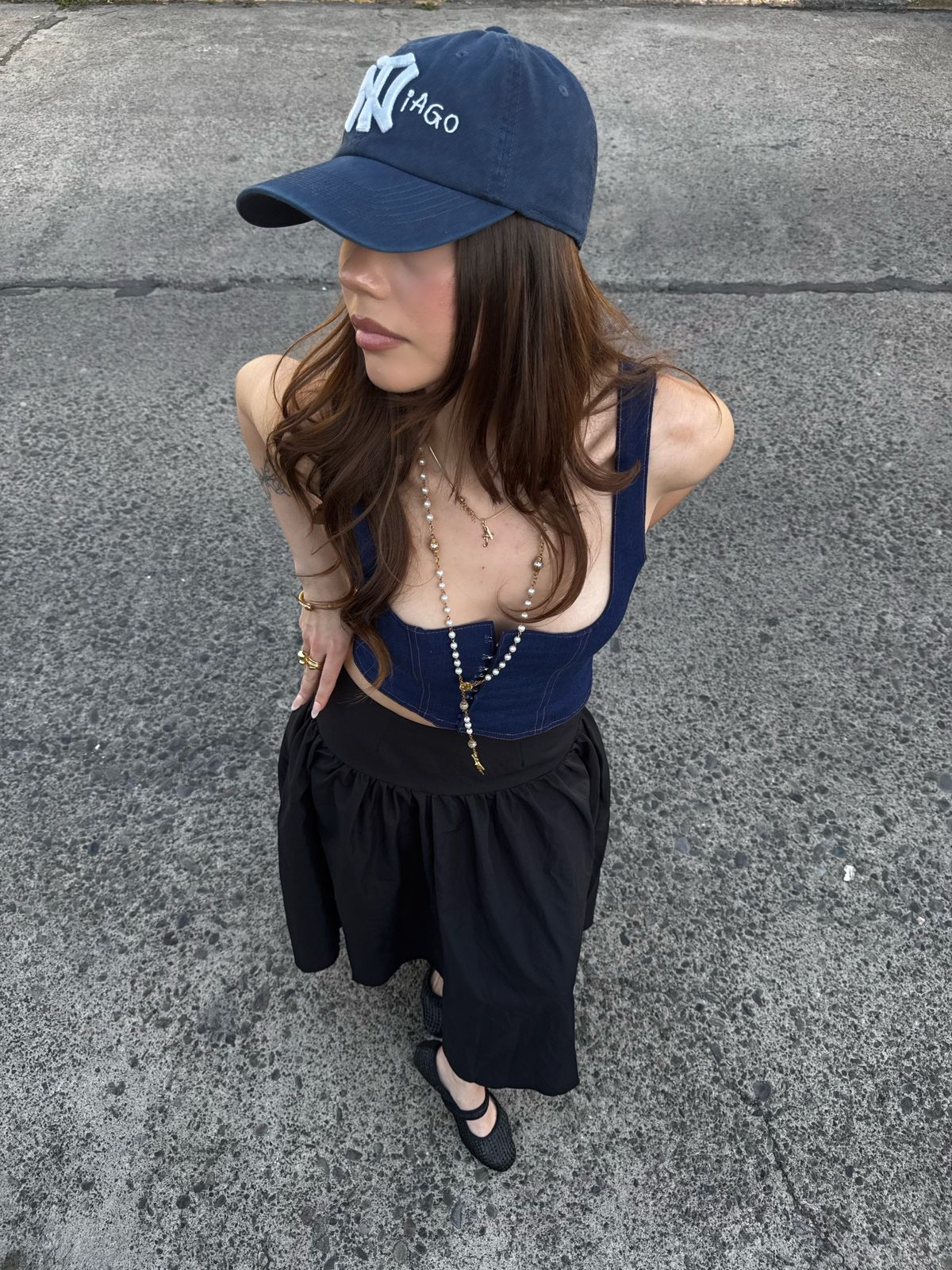 Ballerina Chalada Mujer Miu-6 Negro Casual