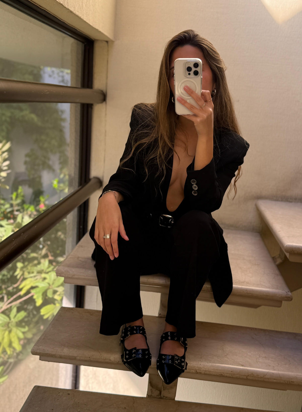 Ballerinas de Mujer Negro Casuales Chalada Slik-1