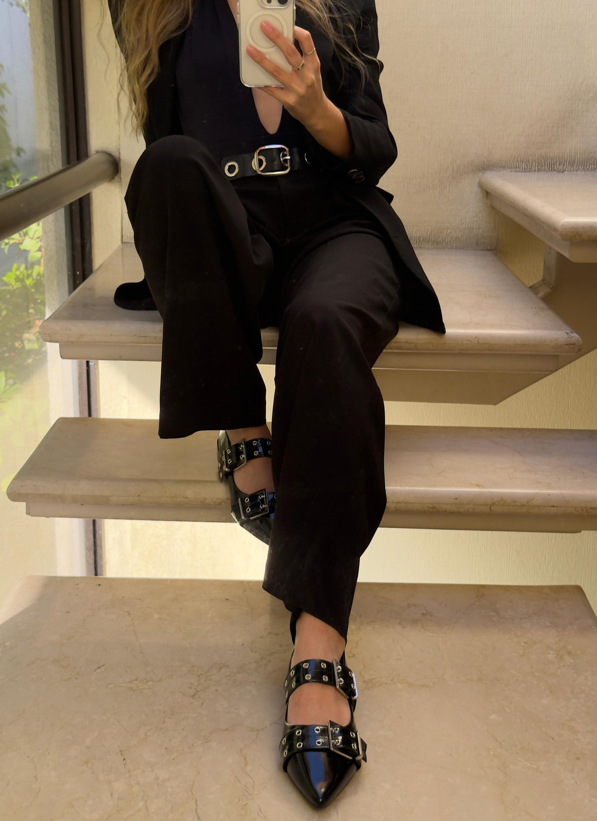 Ballerinas de Mujer Negro Casuales Chalada Slik-1