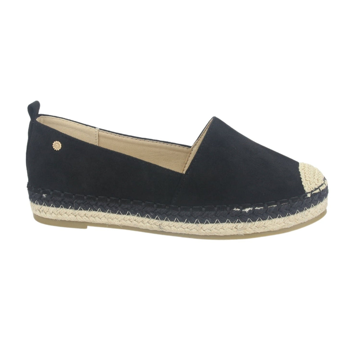 Alpargatas Chalada Mujer Dijon-10 Negro Casual Ballerinas Chalada 