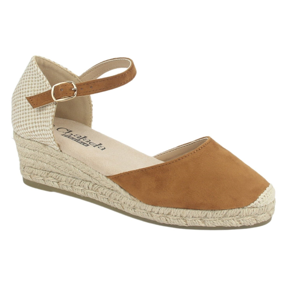 Alpargatas Chalada Mujer Parati-10 Camel Casual Tacones Bajos Chalada 