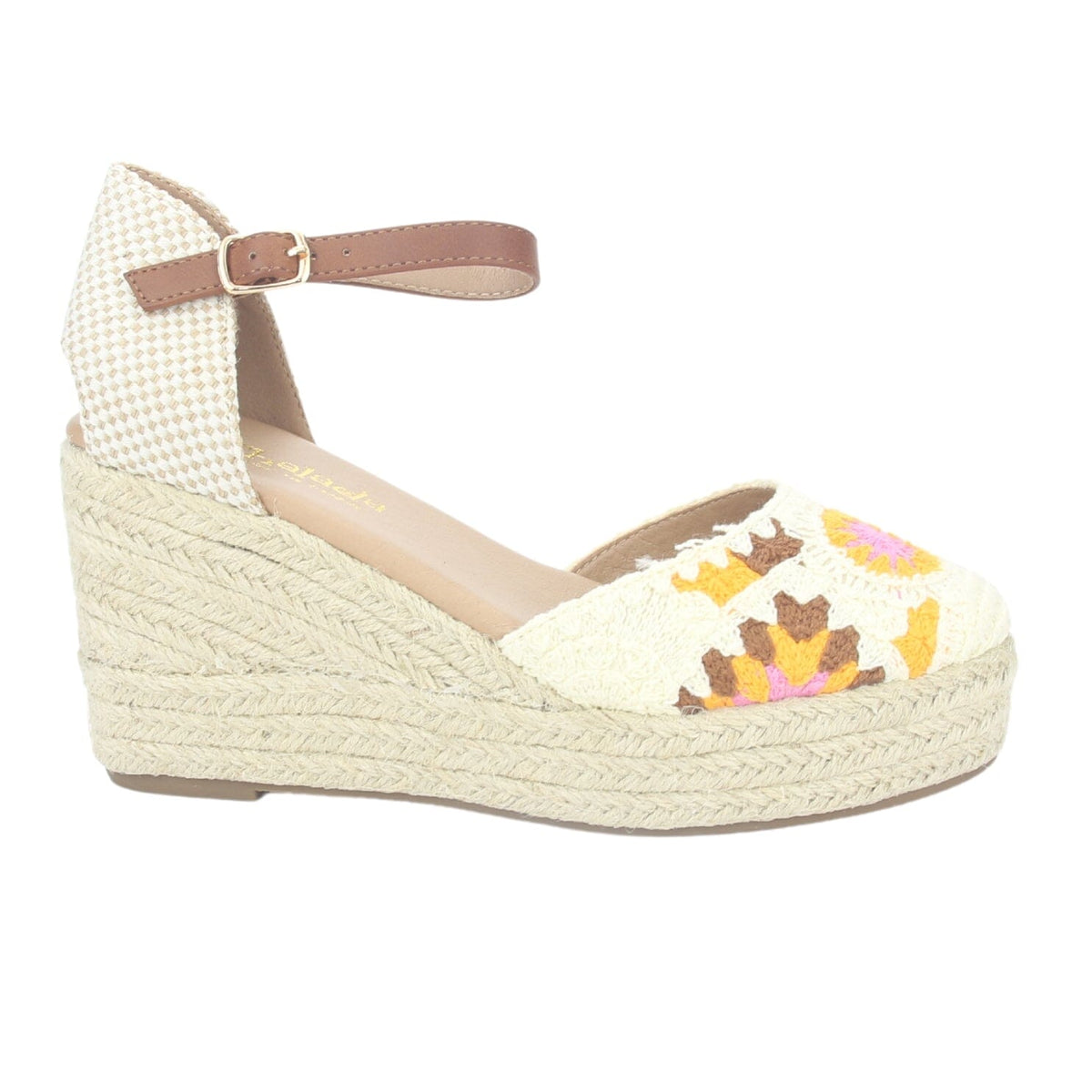 Alpargatas Chalada Mujer Penny-1 Beige Plataforma Tacones Altos Chalada 
