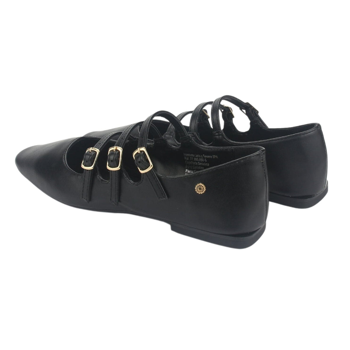 Ballerina Chalada Mujer Capo-3 Negro Plano Ballerinas Chalada 