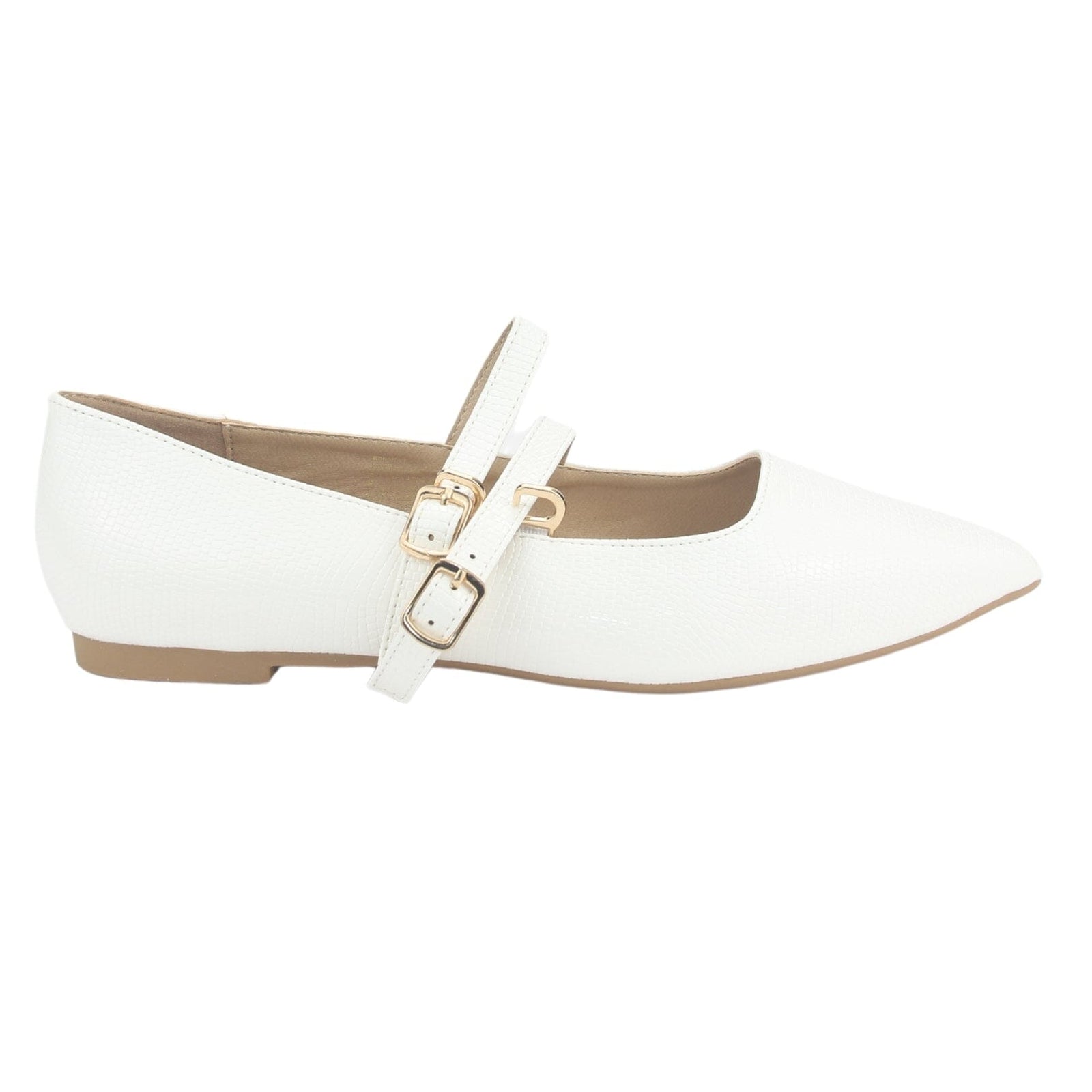 Ballerina Chalada Mujer Maris-5 Blanco Casual Ballerinas Chalada 