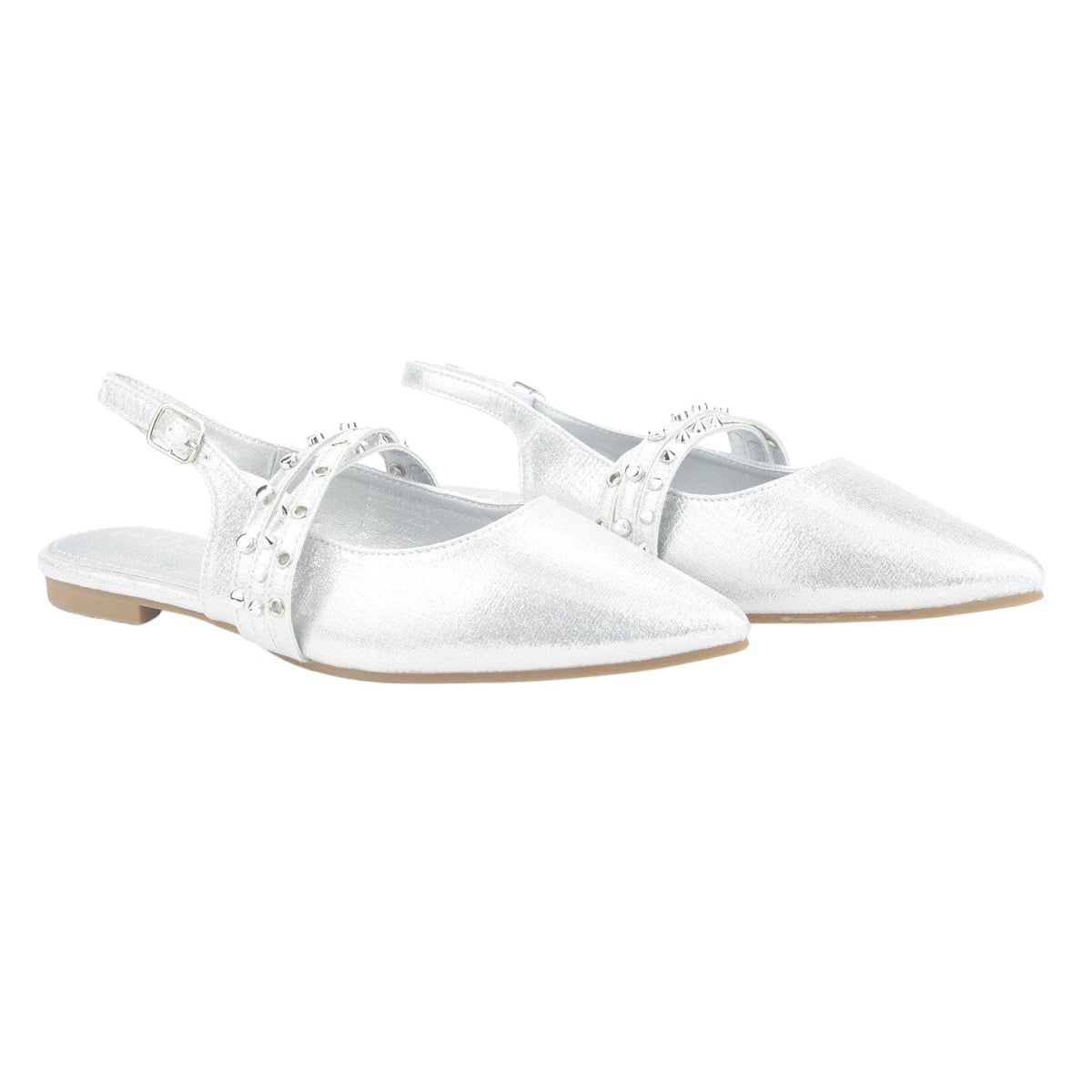 Ballerina Chalada Mujer Maris-6 Plateado Casual Ballerinas Chalada 