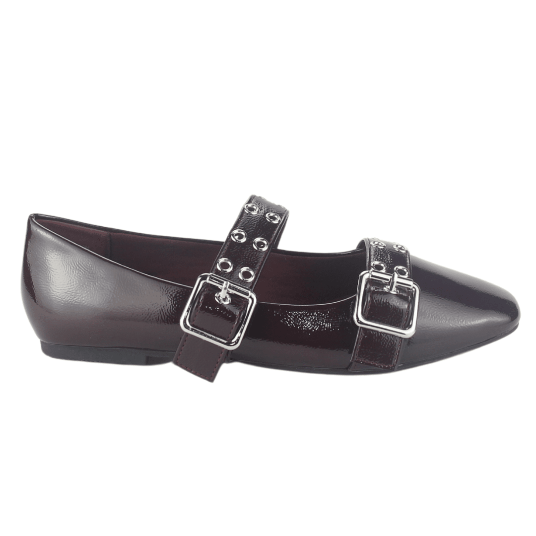 Ballerina Chalada Mujer Miu-7 Burdeo Casual Ballerinas Chalada 