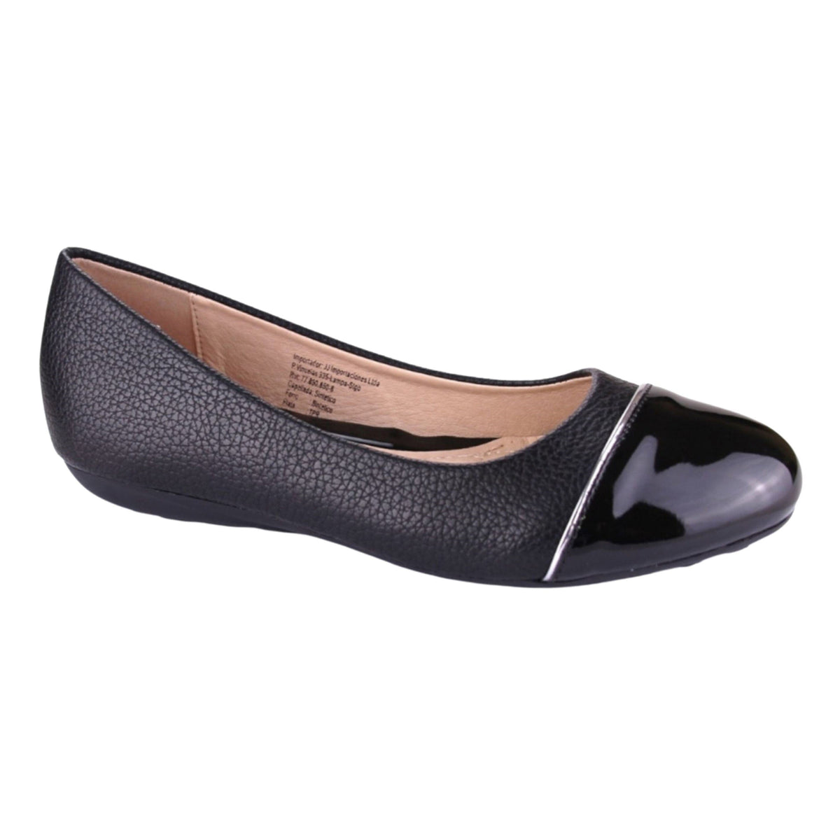 Ballerina Chalada Mujer Oslo-6 Negro Casual Ballerinas Chalada 