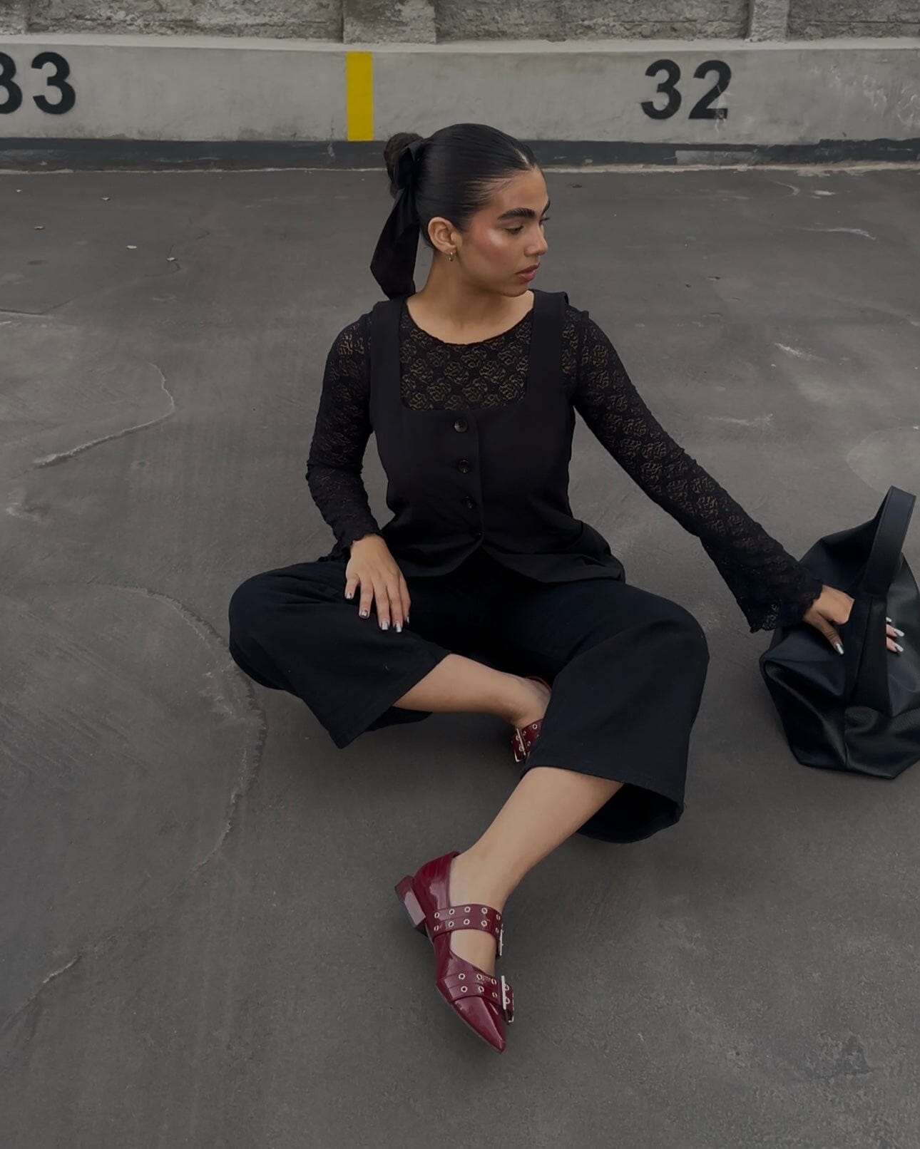 Ballerina Chalada Mujer Slik-2 Burdeo Casual Ballerinas Chalada 