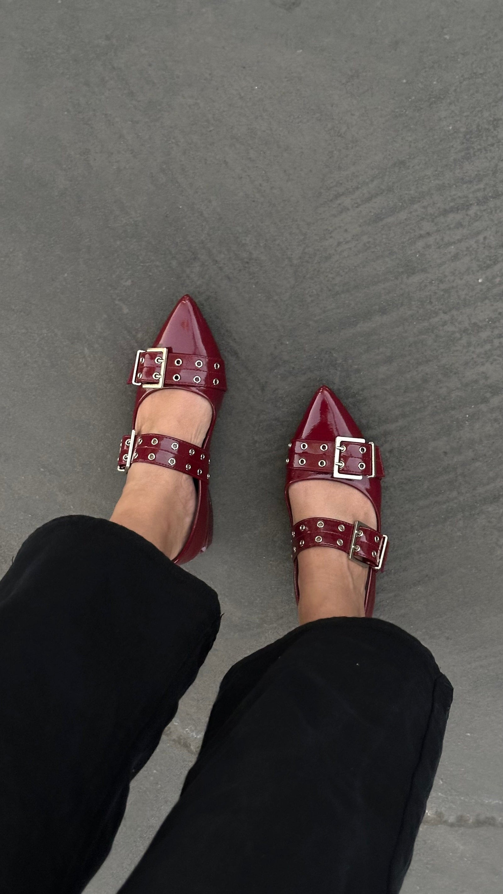 Ballerina Chalada Mujer Slik-2 Burdeo Casual Ballerinas Chalada 