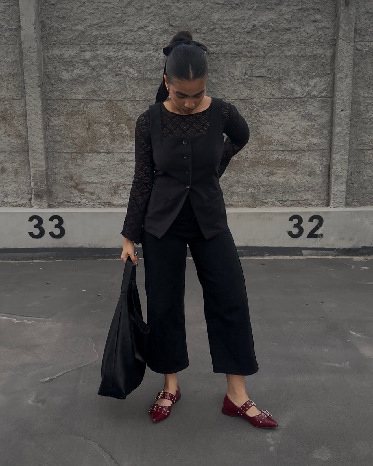 Ballerina Chalada Mujer Slik-2 Burdeo Casual Ballerinas Chalada 