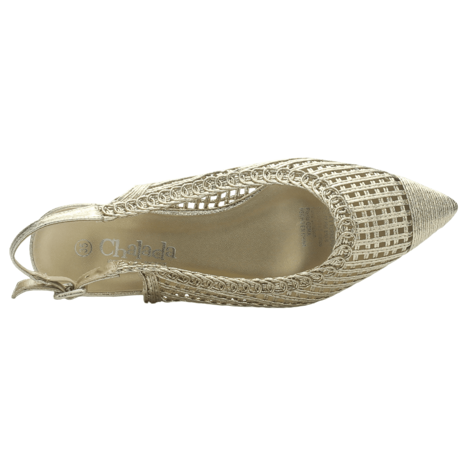 Ballerina Mujer Casual Dorado Chalada Maris-21 Ballerinas Chalada 