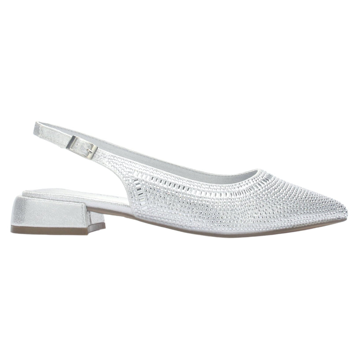 Ballerina Mujer Chalada Diri-1 Plateado Casual Ballerinas Chalada 