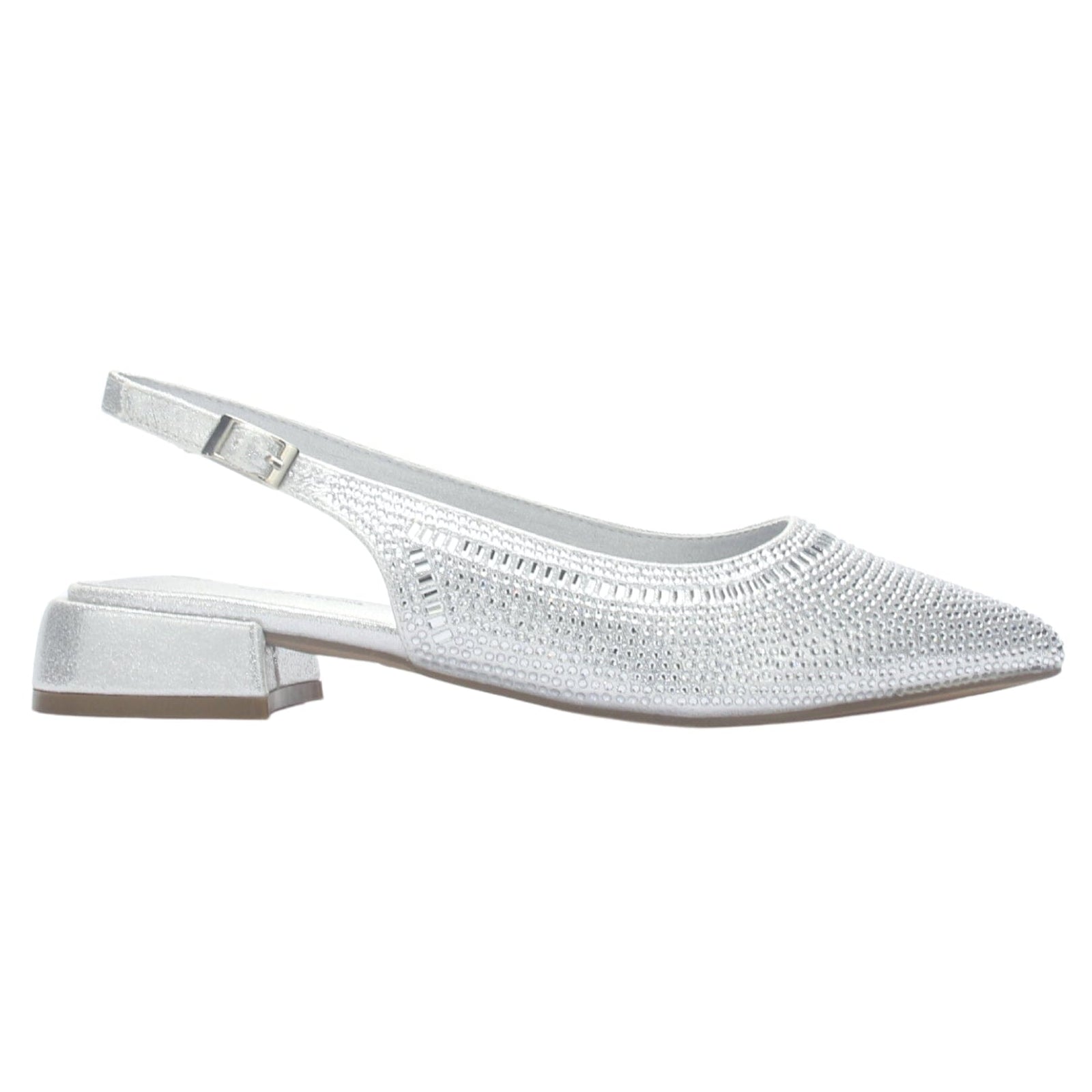 Ballerina Mujer Chalada Diri-1 Plateado Casual Ballerinas Chalada 