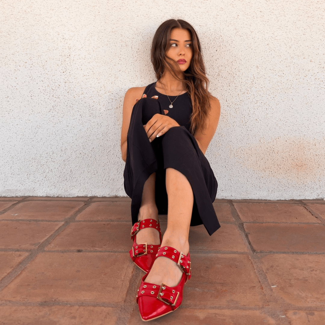 Ballerina Mujer Chalada Slik-1 Rojo Casual Ballerinas Chalada 