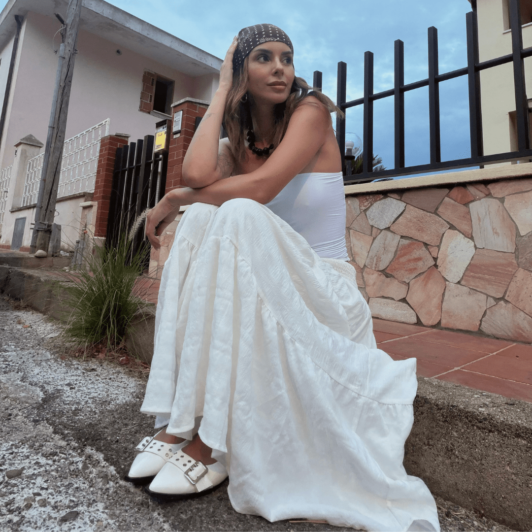 Ballerina Mujer Chalada Slik-21 Blanco Casual Ballerinas Chalada 