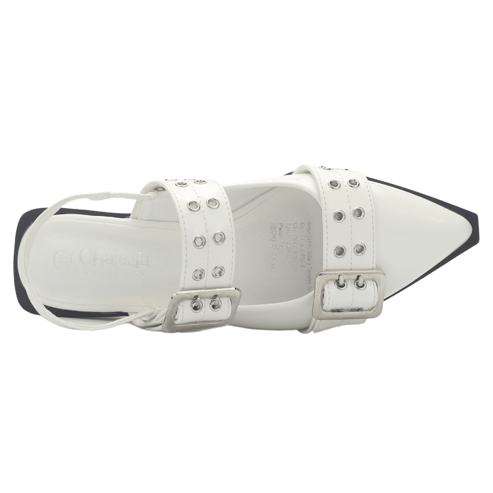 Ballerina Mujer Chalada Slik-21 Blanco Casual Ballerinas Chalada 