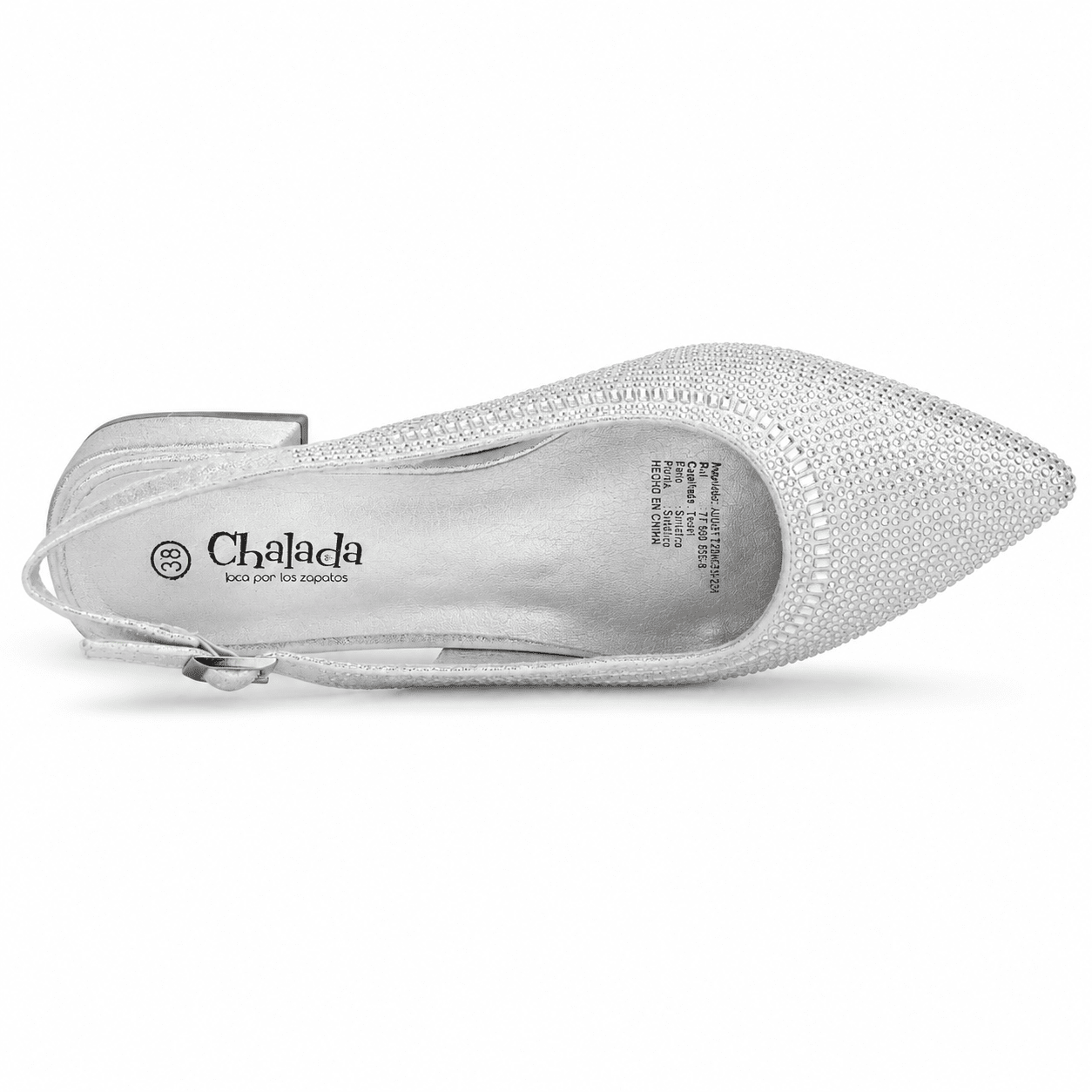 Ballerina Plateado Mujer Casual Chalada Diri Ballerinas Chalada 