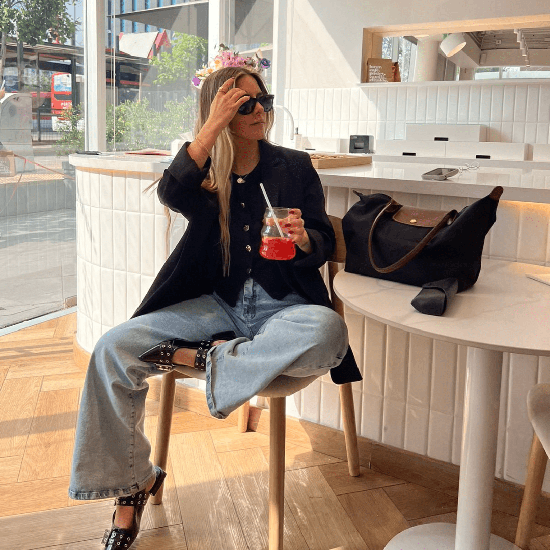 Ballerinas Negro Mujer Casuales Chalada Slik-1 Ballerinas Chalada 