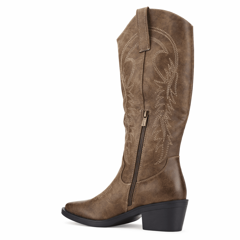 Bota Café Mujer Casual Chalada West Botas Taco Chalada 