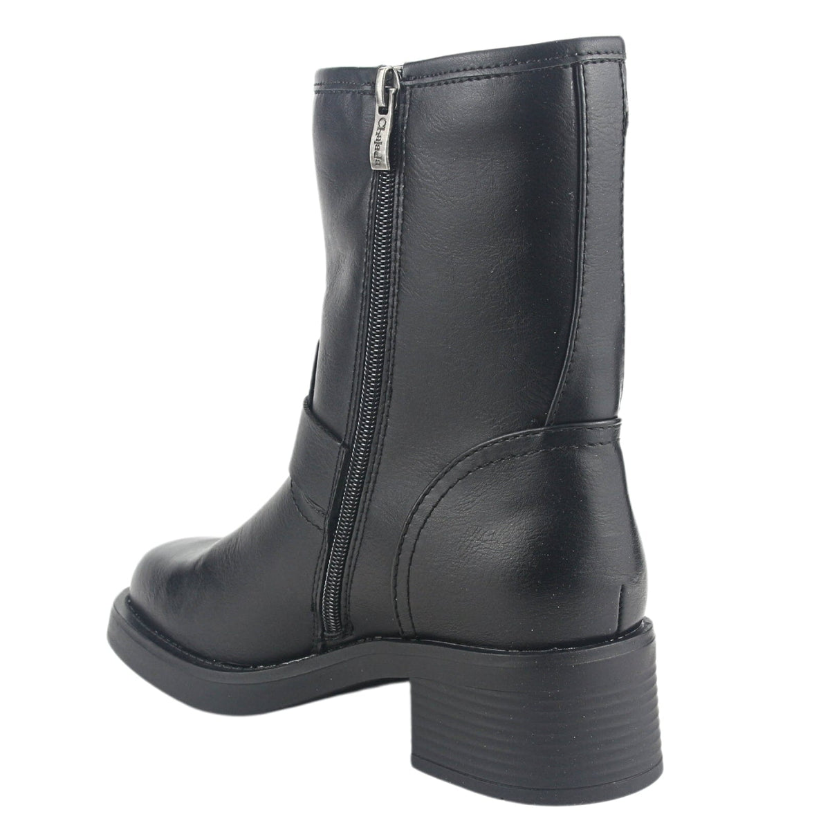 Bota Chalada Mujer Biker-4 Negro Casual Botas Taco Chalada 