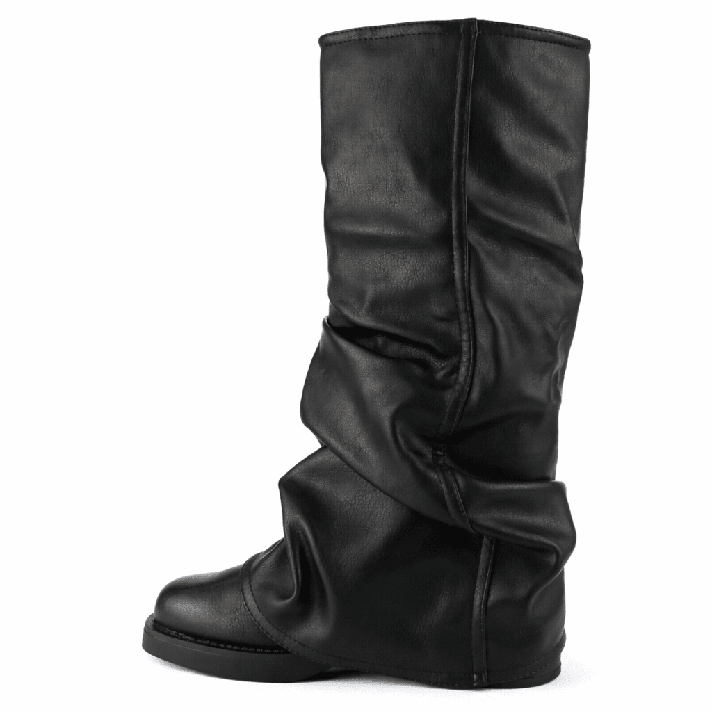 Bota Chalada Mujer Biker-7 Negro Casual Botas Taco Chalada 